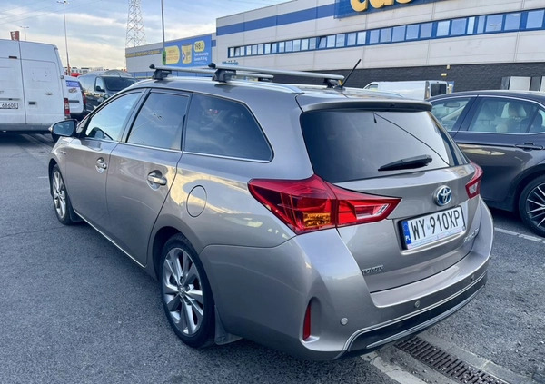 Toyota Auris cena 52500 przebieg: 214000, rok produkcji 2014 z Warszawa małe 172